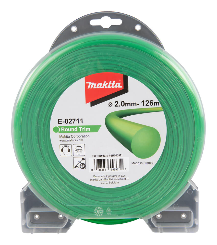 Леска триммерная MAKITA 2.0x126м (E-02711)
