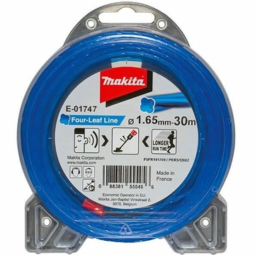 Леска триммерная MAKITA 1.65x30м (E-01747)