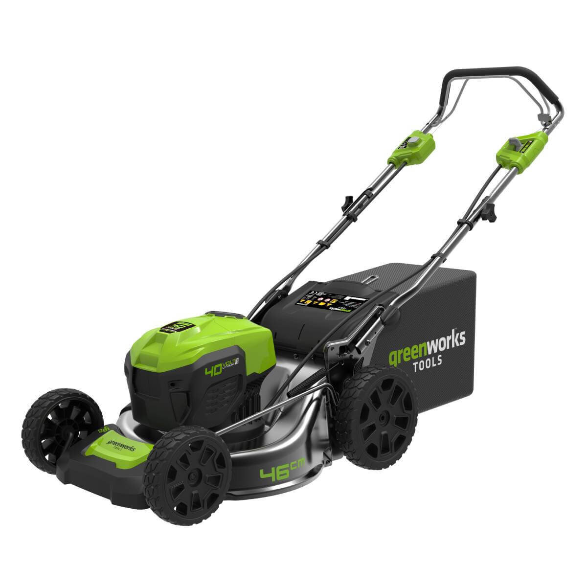 Газонокосилка аккумуляторная GREENWORKS GD40LM46SPK4 (2506807UB) [40В, 1х4.0 Ач, з/у]