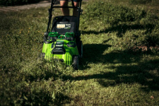 Газонокосилка аккумуляторная GREENWORKS G40LM49DB TwinForce (2500207) [40В, без акб и з/у]