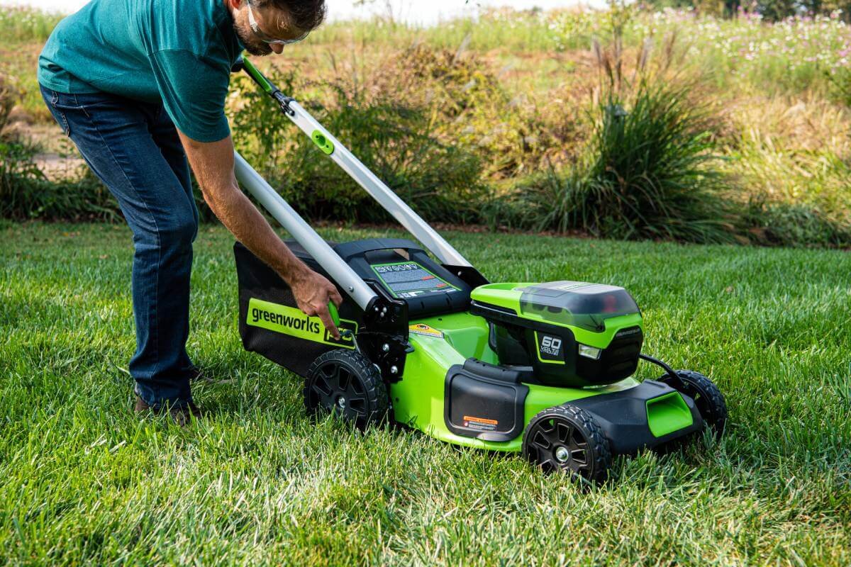 Газонокосилка аккумуляторная GREENWORKS GD60LM51SPK4 (2514307UB) [60В, 1х4.0 Ач, з/у]