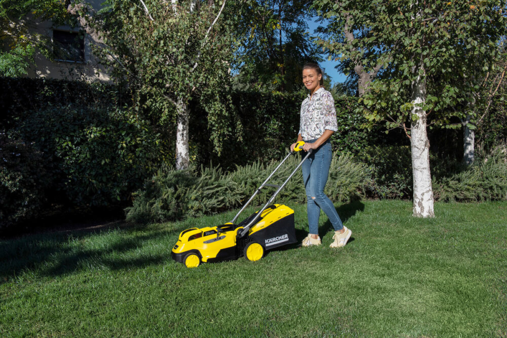 Газонокосилка аккумуляторная KARCHER LMO 18-36 Set *EU (1.444-421) [18В, 1х5.0 Ач, з/у]