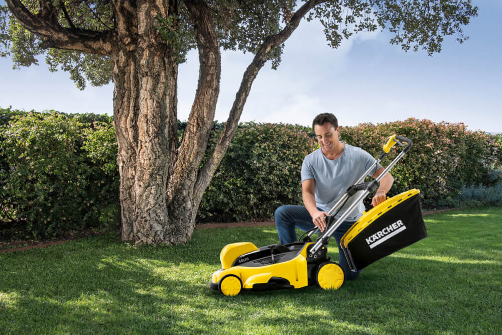 Газонокосилка аккумуляторная KARCHER LMO 36-46 Set *EU (1.444-470) [36В, 1х5.0 Ач, з/у]