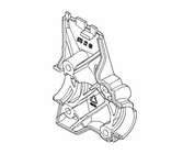 Крепление руля боковая часть Husqvarna 5762200-01 для 135R