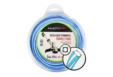 Леска триммерная KIMOTO Double EdgeAL 3.0х51м (093239)