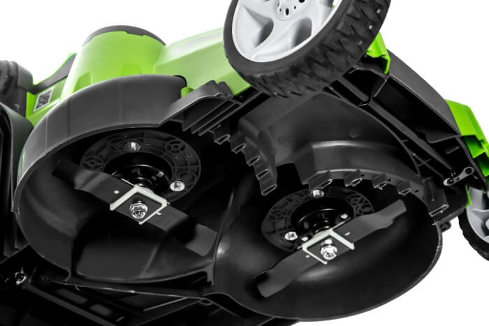 Газонокосилка аккумуляторная GREENWORKS G40LM49DB TwinForce (2500207) [40В, без акб и з/у]