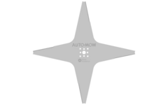 Нож для газонокосилки-робота 18 см 4-х лопастной, 1 шт. AMBROGIO Star (L20Z13600A_R)