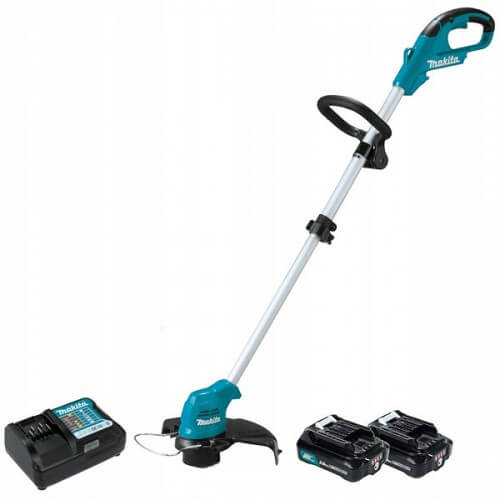 Триммер аккумуляторный MAKITA UR100DWAEX [10.8В, 2х2.0 Ач, з/у]
