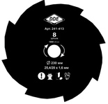 Нож DDE 8Т 230х25.4/20мм (241-413)