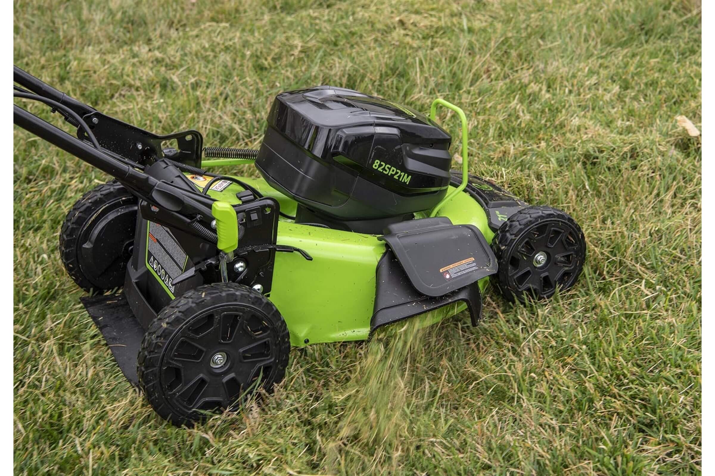 Газонокосилка аккумуляторная GREENWORKS GC82LM51SP2K2 (2515907UB) [82В, 1х5.0 Ач, з/у]