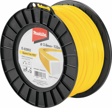 Леска триммерная MAKITA 3.0x132м (E-02892)