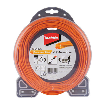 Леска триммерная MAKITA 2.4x30м (E-01806)