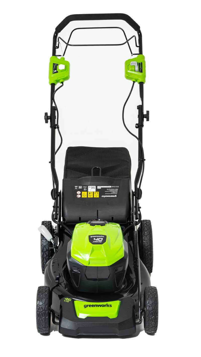 Газонокосилка аккумуляторная GREENWORKS GD40LM46SPK4 (2506807UG) [40В, 1х5.0 Ач, з/у]