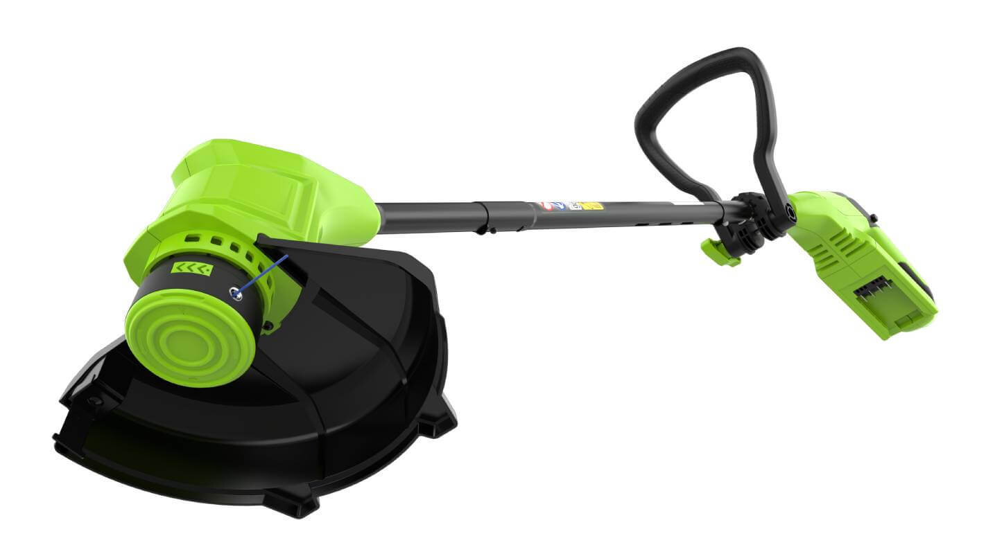 Триммер аккумуляторный GREENWORKS G24LT25K2 (2107207) [24В, 1х2.0 Ач, з/у]