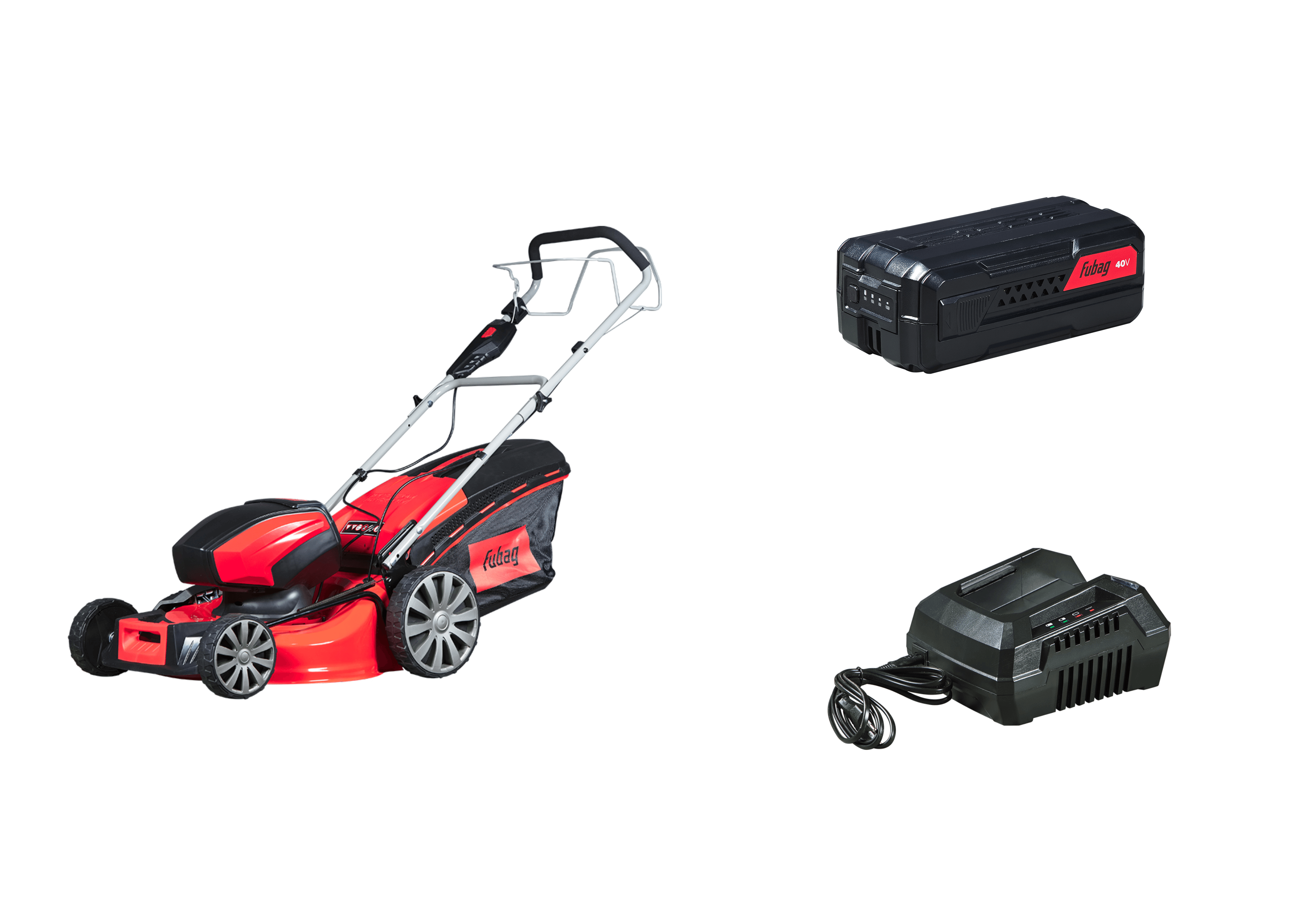 Газонокосилка аккумуляторная FUBAG FLA 4840 SM [40В, 1х4.0 Ач, з/у]