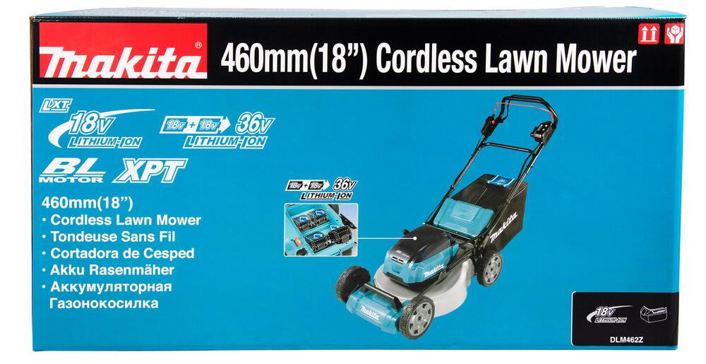 Газонокосилка аккумуляторная MAKITA DLM462Z [18В, без акб и з/у]