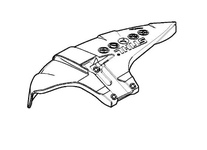 Кожух защитный STIHL для FS-490 C (41470071017)