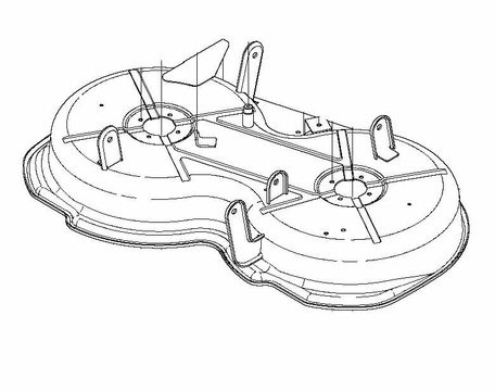 Дека для райдеров 85 см HUSQVARNA BioClip 85 111 B (5861470-01)