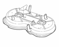 Дека для райдеров 85 см HUSQVARNA BioClip 85 111 B (5861470-01)
