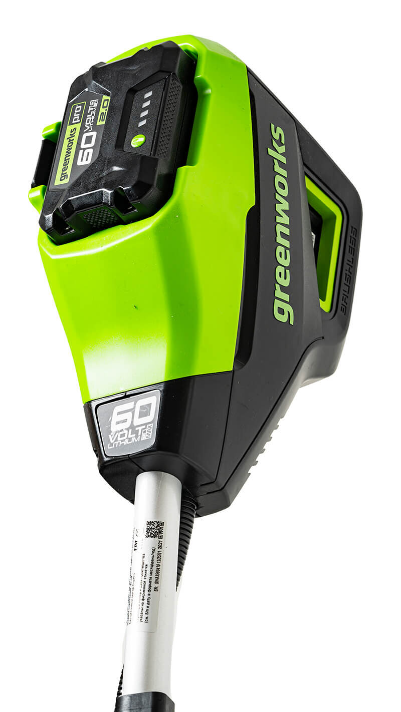 Триммер аккумуляторный GREENWORKS GD60BCBK4 (2108407UB) [60В, 1х4.0 Ач, з/у]
