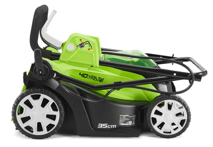 Газонокосилка аккумуляторная GREENWORKS G40LM35K2 (2501907UA) [40В, 1х2.0 Ач, з/у]