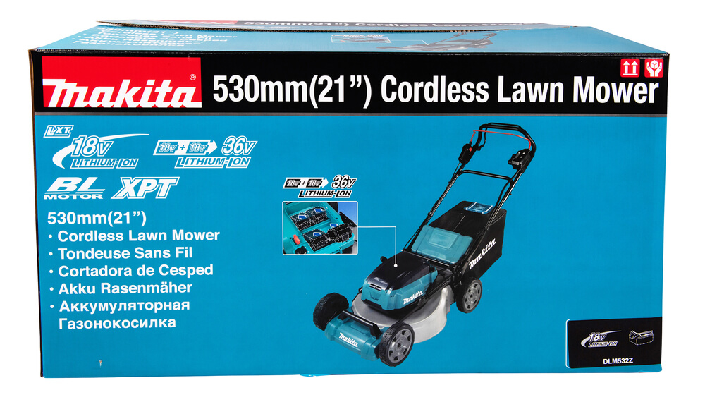 Газонокосилка аккумуляторная MAKITA DLM532Z [18В, без акб и з/у]