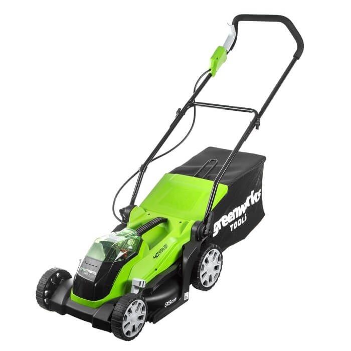 Газонокосилка аккумуляторная GREENWORKS G40LM35K4 (2501907UB) [40В, 1х4.0 Ач, з/у]