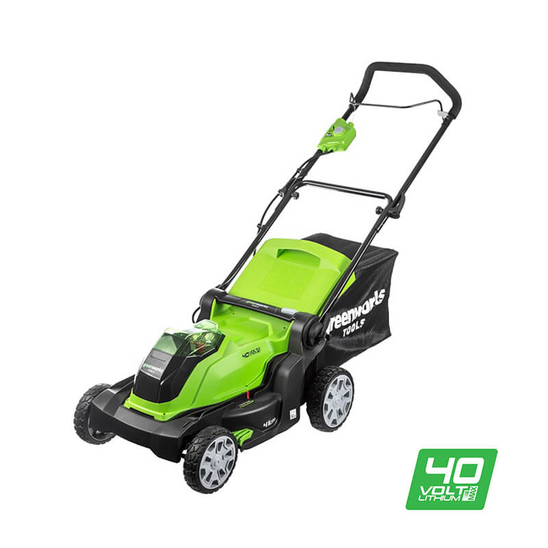 Газонокосилка аккумуляторная GREENWORKS G40LM41 (2504707) [40В, без акб и з/у]