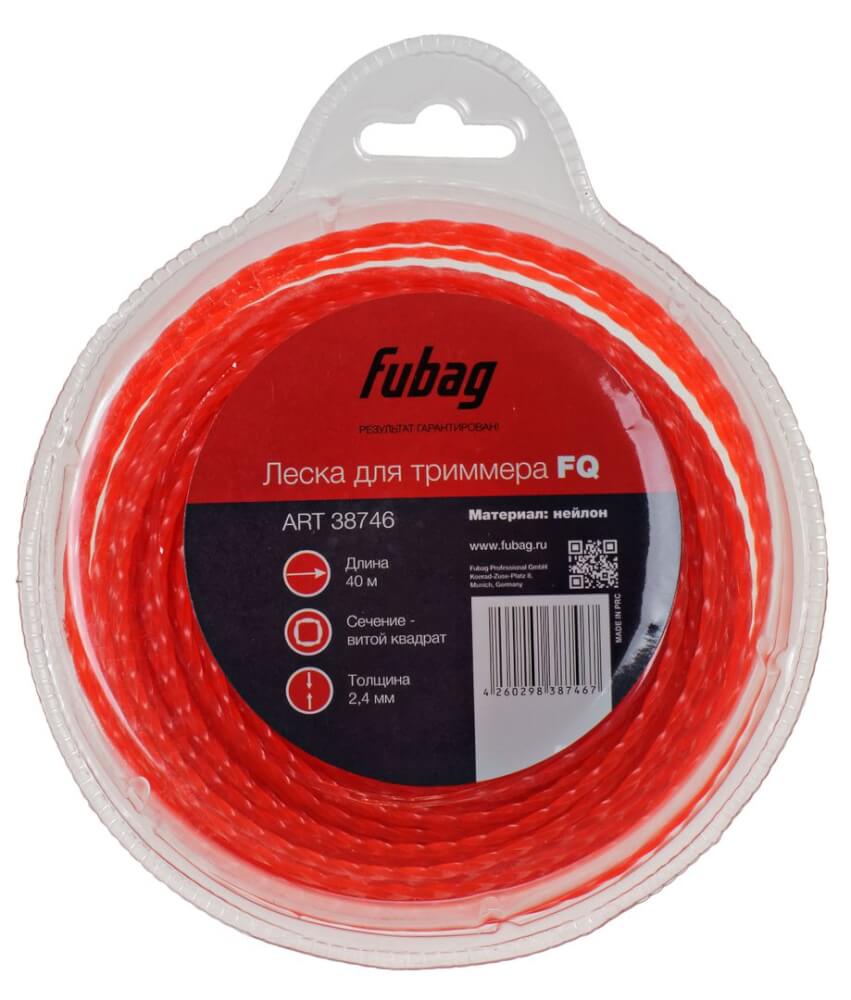 Леска триммерная FUBAG FQ 2.4x40м (38746)
