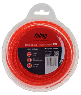 Леска триммерная FUBAG FQ 2.4x40м (38746)