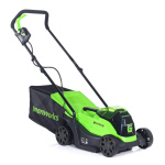 Газонокосилка аккумуляторная GREENWORKS GD24LM33 (2516107) [24В, без акб и з/у]