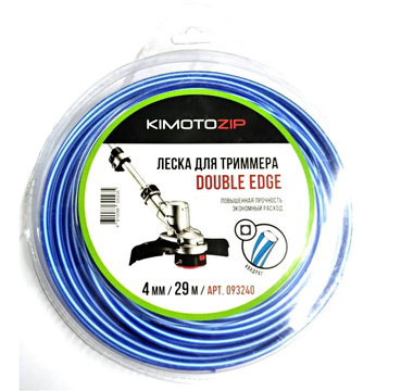 Леска триммерная KIMOTO Double Edge 4.0х29м (093240)