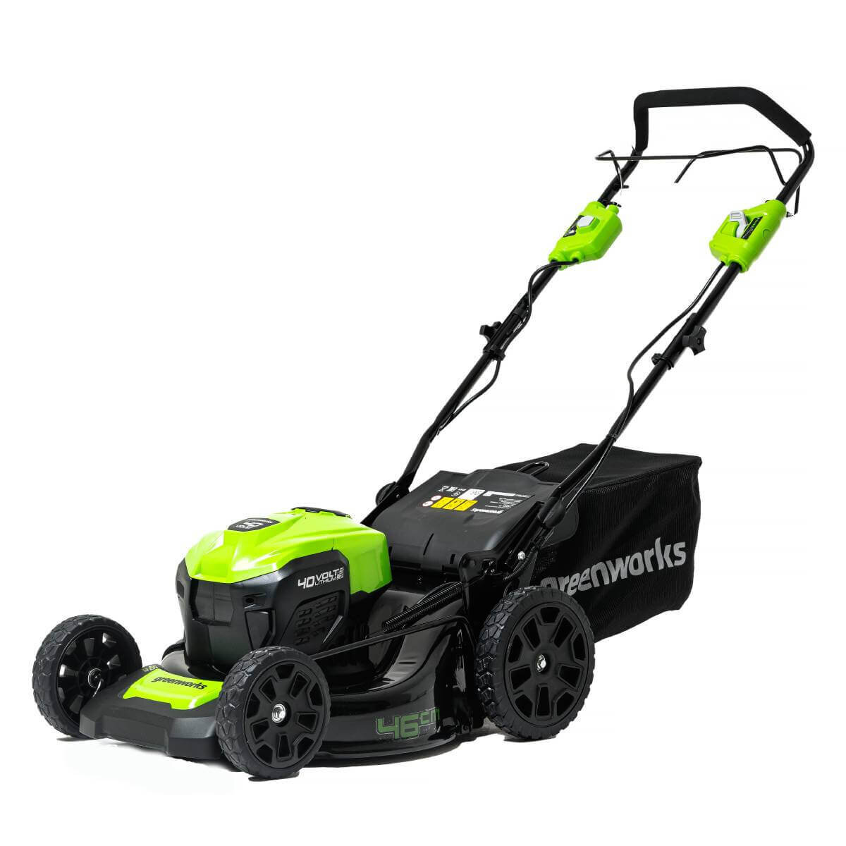 Газонокосилка аккумуляторная GREENWORKS GD40LM46SPK4 (2506807UB) [40В, 1х4.0 Ач, з/у]