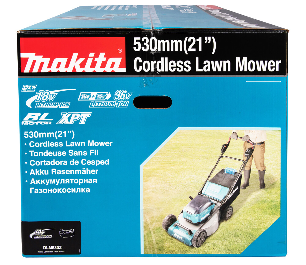 Газонокосилка аккумуляторная MAKITA DLM530Z [18В, без акб и з/у]