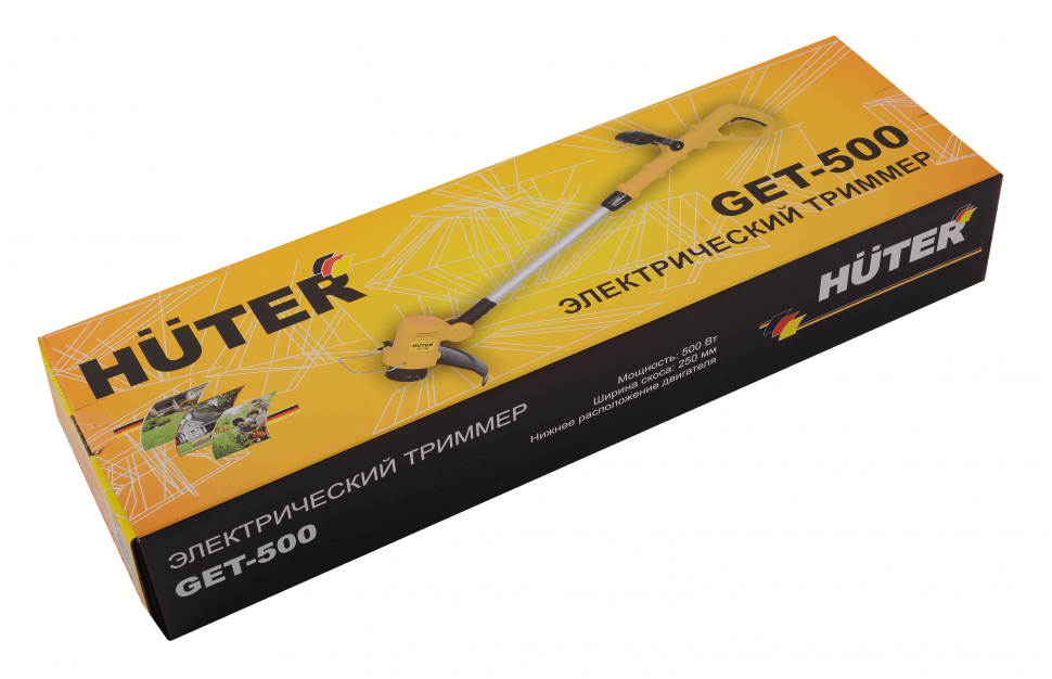 Триммер электрический HUTER GET-500 (70/1/27)