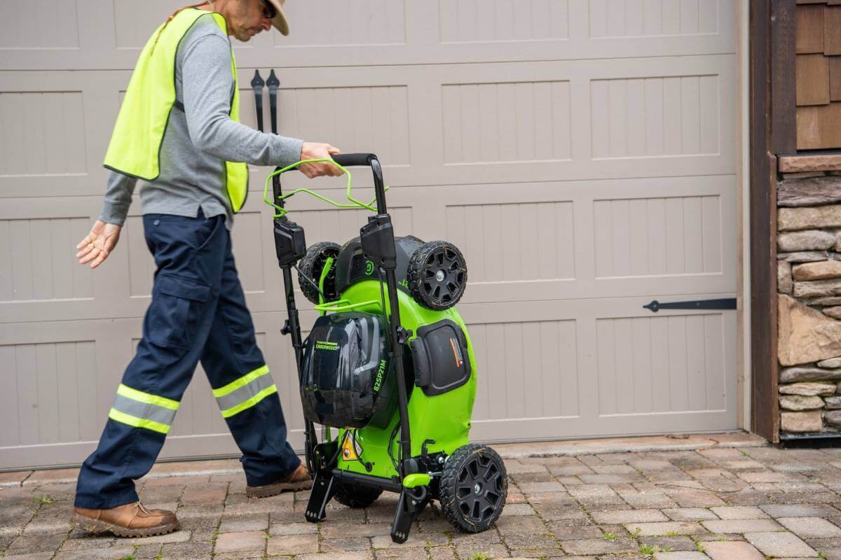 Газонокосилка аккумуляторная GREENWORKS GC82LM51SP2 (2515907) [82В, без акб и з/у]