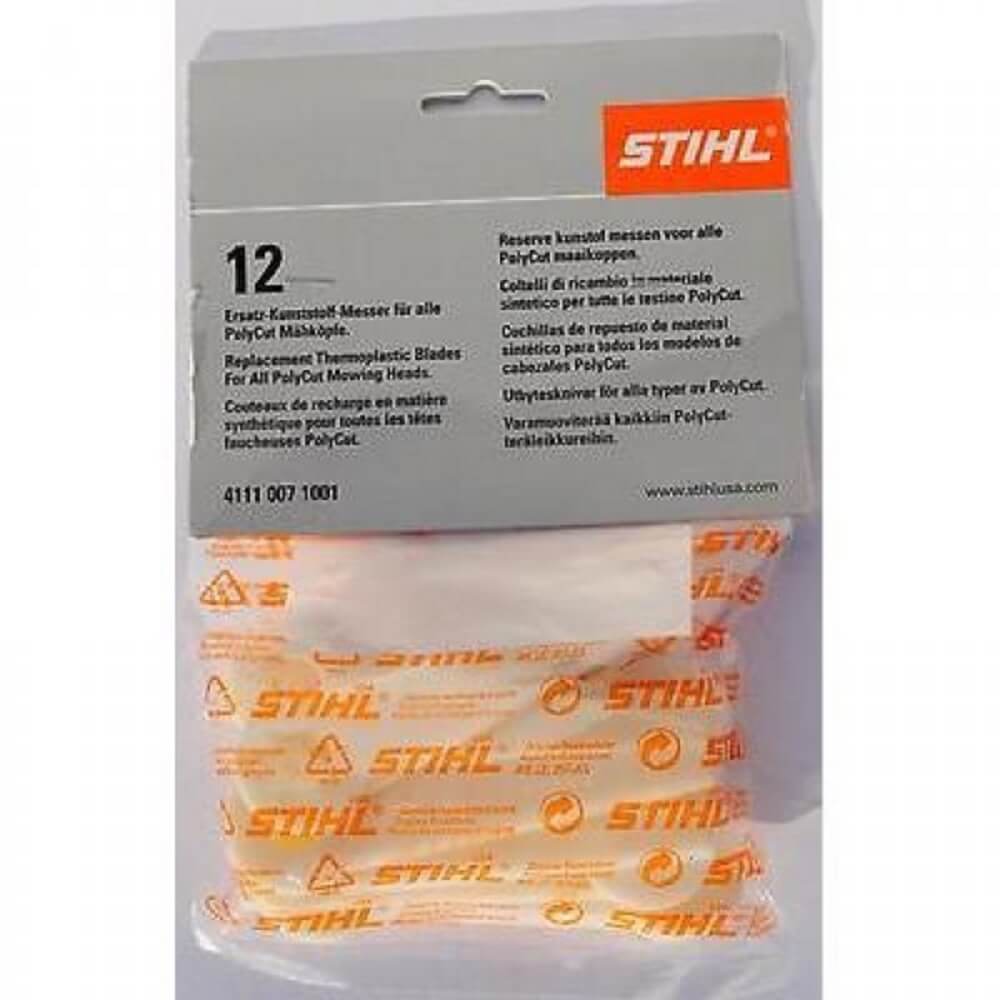Ножи для головки триммерной STIHL PoliCut 6-3 (12шт.) (41110071001)