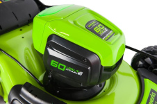 Газонокосилка аккумуляторная GREENWORKS GD60LM46SP (2502907) [60В, без акб и з/у]
