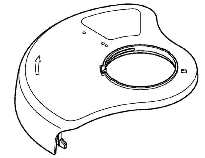 Кожух защитный STIHL для FSE41 (48157108101)