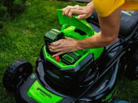 Газонокосилка аккумуляторная GREENWORKS GD40LM46SP (2506807) [40В, без акб и з/у]