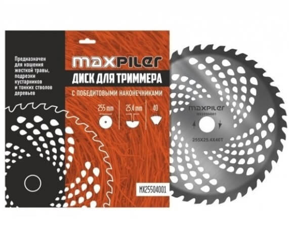 Диск MAXPILER PIT 40Т 225х25.4мм (MX25504001)