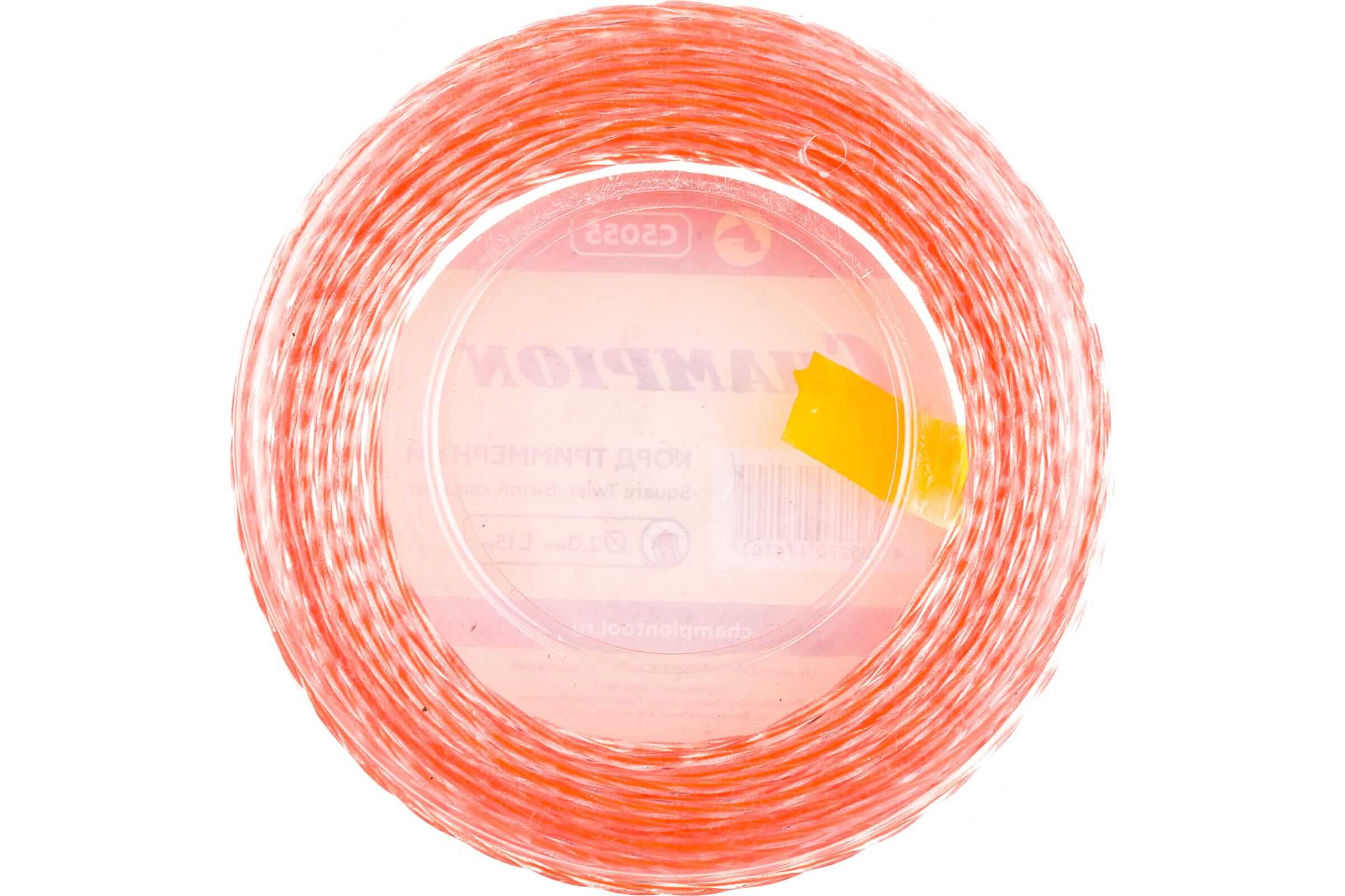 Леска триммерная CHAMPION Square Twist DUO 2.0х15м (C5055)