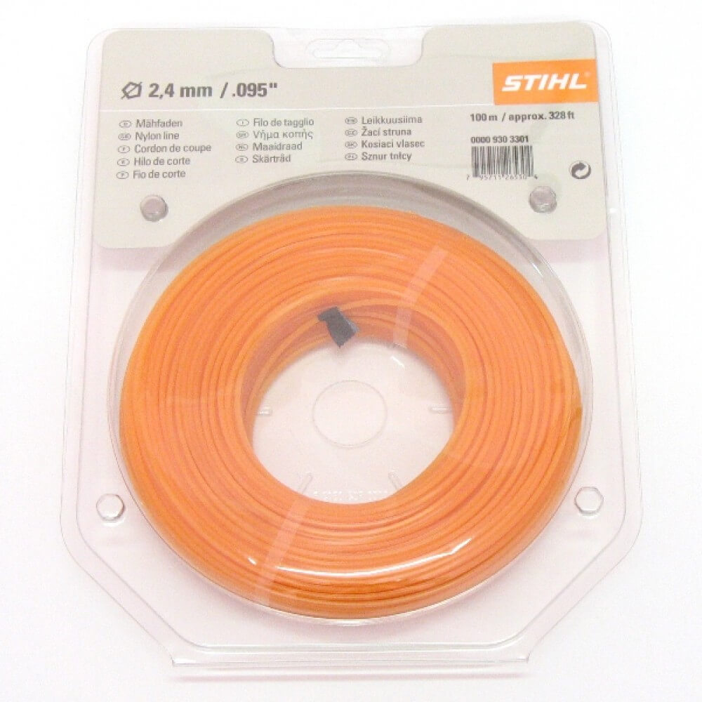 Леска триммерная STIHL 2.4x100м (00009303341-97)