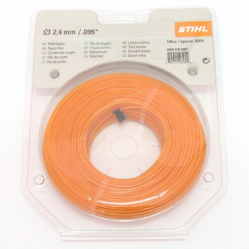 Леска триммерная STIHL 2.4x100м (00009303341-97)