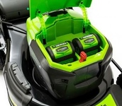 Газонокосилка аккумуляторная GREENWORKS GD40LM46SP (2506807) [40В, без акб и з/у]