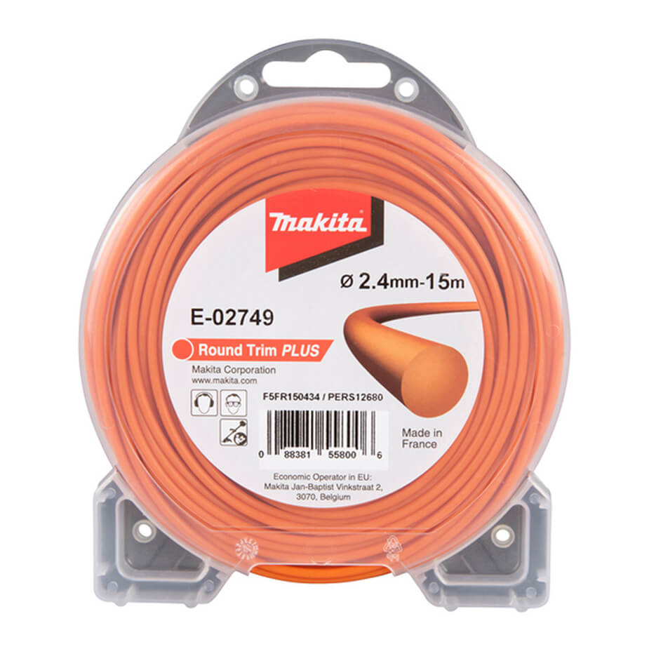 Леска триммерная MAKITA 2.4x15м (E-02749)