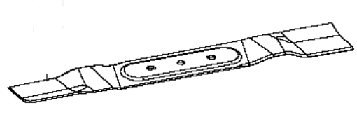 Нож для г/к LC141C/LC141Li [41см] HUSQVARNA (5798569-01)