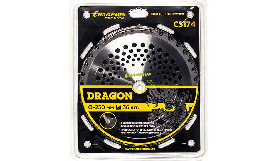 Диск CHAMPION 36Т 230x25.4мм для SRM-2305SI, SRM-2655SI (C5174)