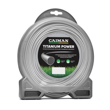 Леска триммерная CAIMAN Titanium Power 3.0х56м (CB037)