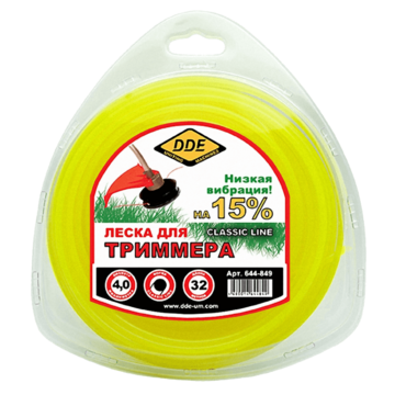 Леска триммерная DDE Classic line 4.0х32м (644-849)